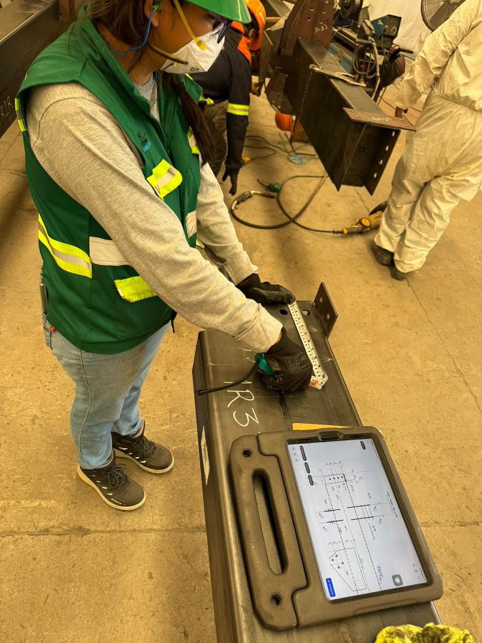 Registro de inspección QC en estación digital ERA 4.0 — Jaza Ingeniería