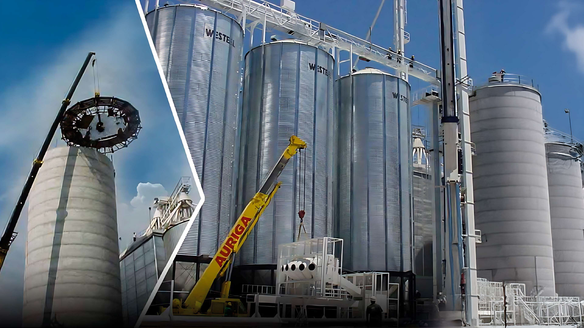 Effem México Silos de Almacenamiento — estructura metálica industrial fabricada por Jaza Ingeniería, certificación AISC